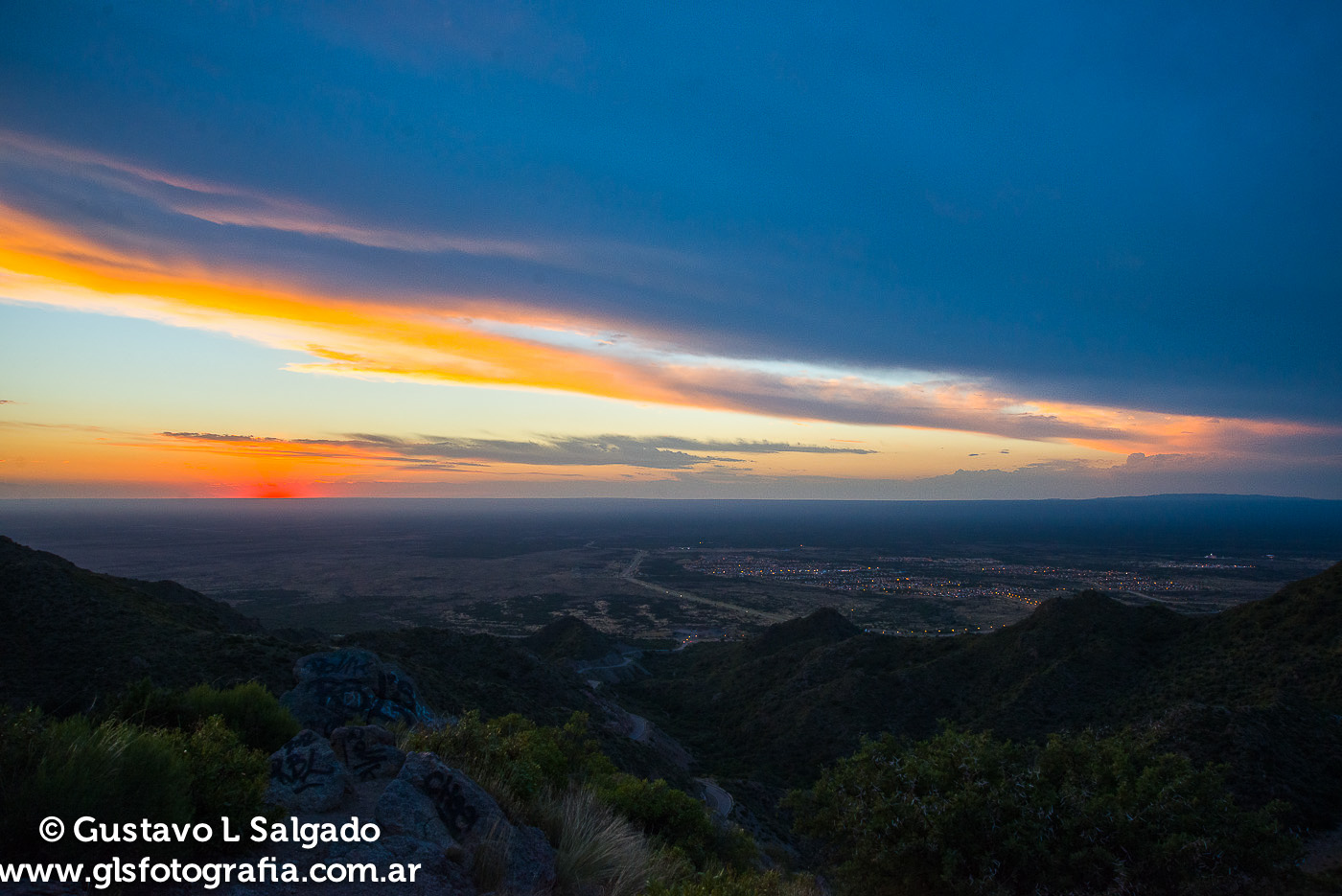 Atardecer en La Punta (San Luis)